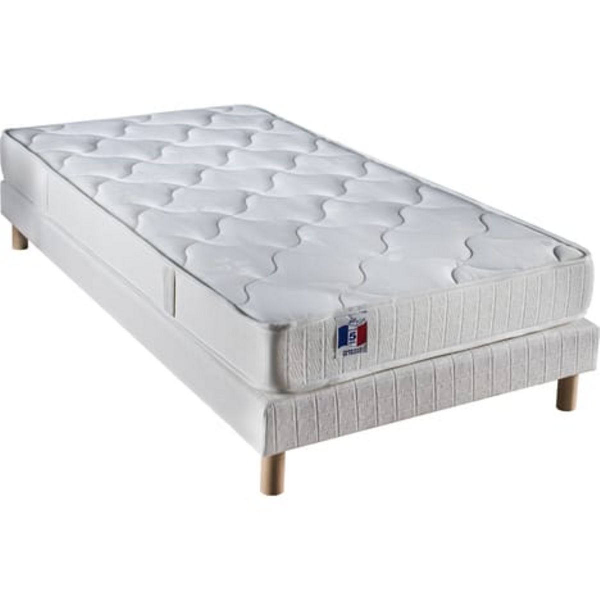 Matelas roulé accueil latex 3 zones + mousse 25kg/m3 90x190cm - NADIA