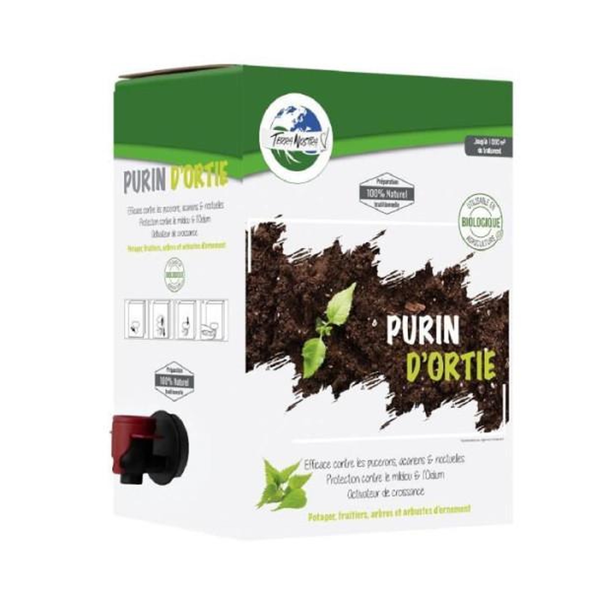 TERRA NOSTRA Purin d'ortie - terra nostra - concentré - 1,5 l