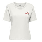 JACQUELINE DE YONG T-shirt Blanc Femme JDY May. Coloris disponibles : Blanc