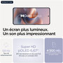 Voir la diapositive 4 : MOTOROLA Smartphone G86 Violet 256Go 5G
