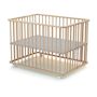 Voir la diapositive 4 : WEBABY Parc bébé pliant en bois 70 x 100 cm
