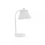 MARKET24 Lampe de bureau DKD Home Decor Métal Blanc osier 220 V 50 W (22 x 28 x 48 cm)