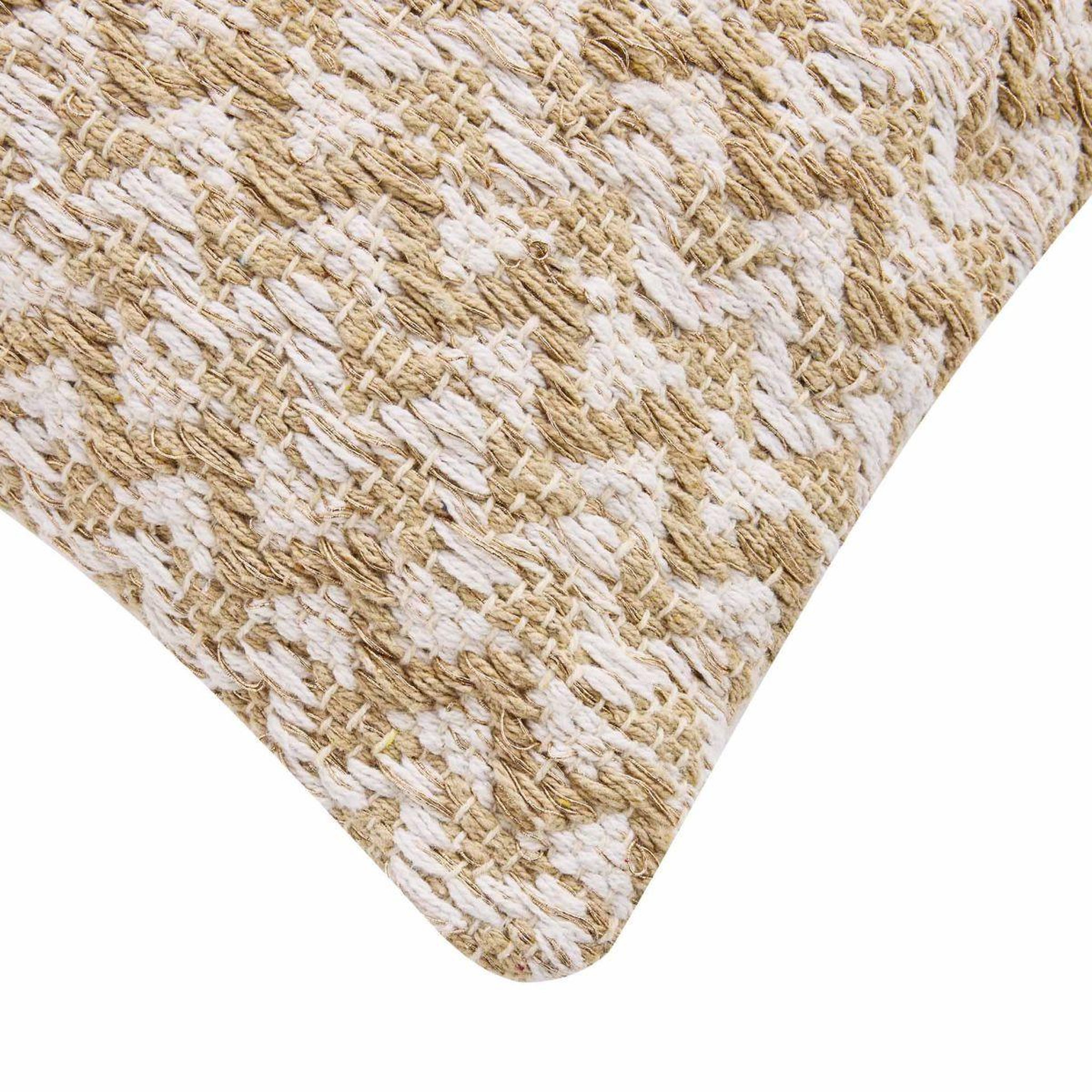 Voir la diapositive 3 : Douceur d'Intérieur Coussin déco fantaisie  loumeo  40x40cm naturel