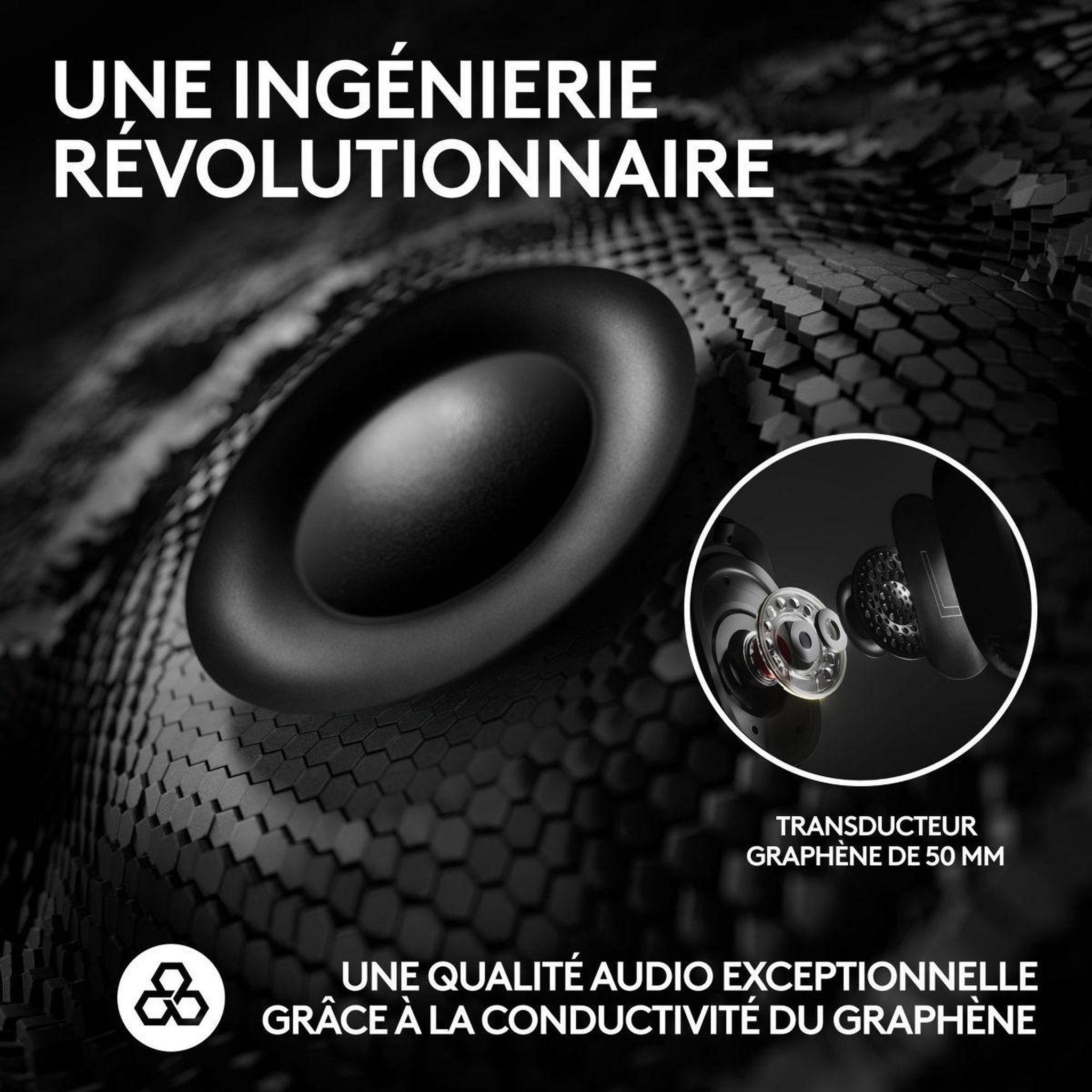 Voir la diapositive 4 : Logitech Casque gamer G PRO X 2 Lightspeed + Support