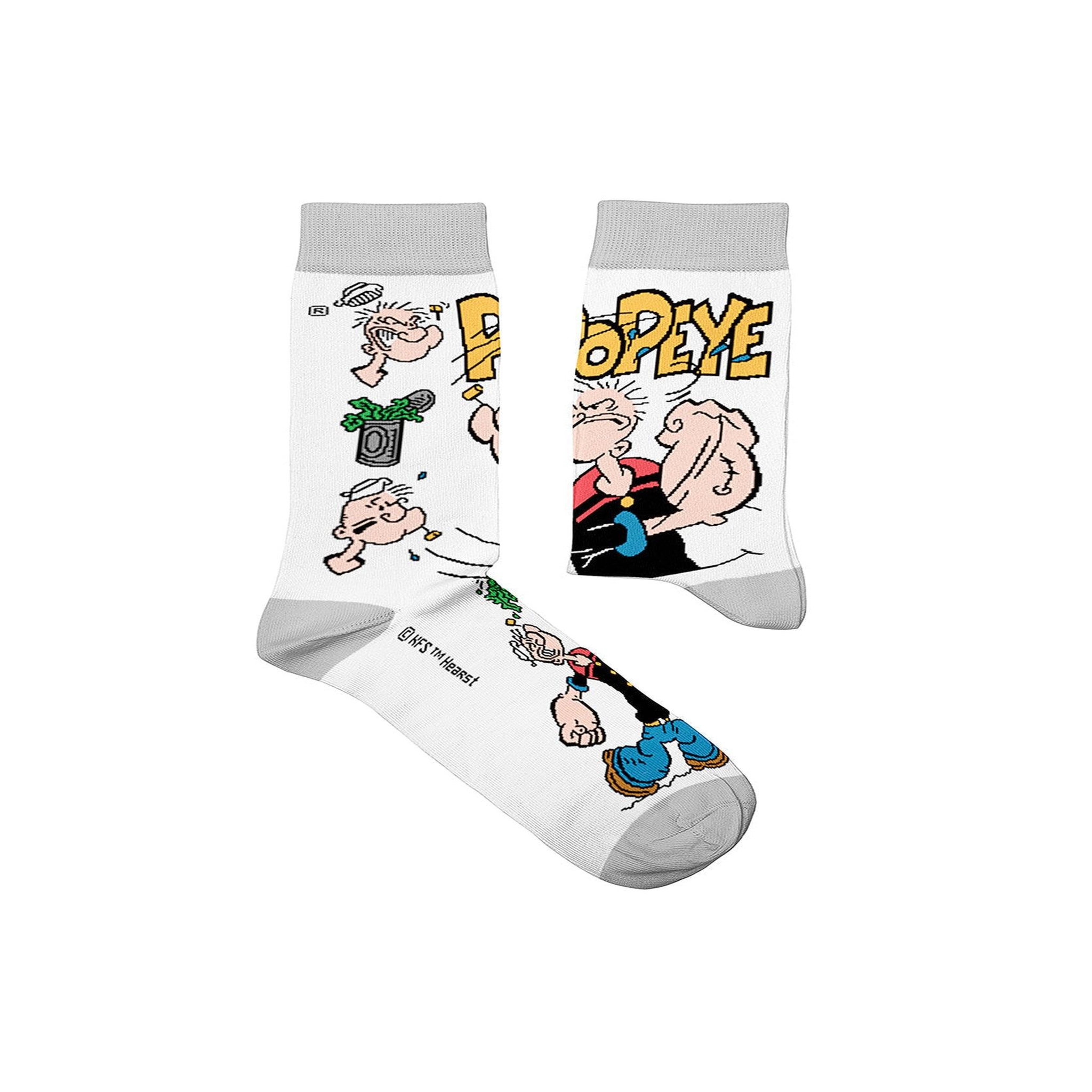 SOCK AFFAIRS Chaussettes popeye le marin. Coloris disponibles : Bleu