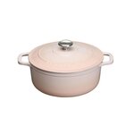 Chasseur Cocotte ronde en fonte émaillée 28cm champagne - PUC472801A