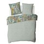 Voir la diapositive 5 : FUTURE HOME Parure de lit 2 personnes en coton 57 fils imprimé vert