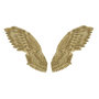 Voir la diapositive 1 : Paris Prix Paire d'Ailes en Métal  Super  146cm Or