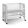 Voir la diapositive 2 : TISSI Lit blanc avec matelas 90x40