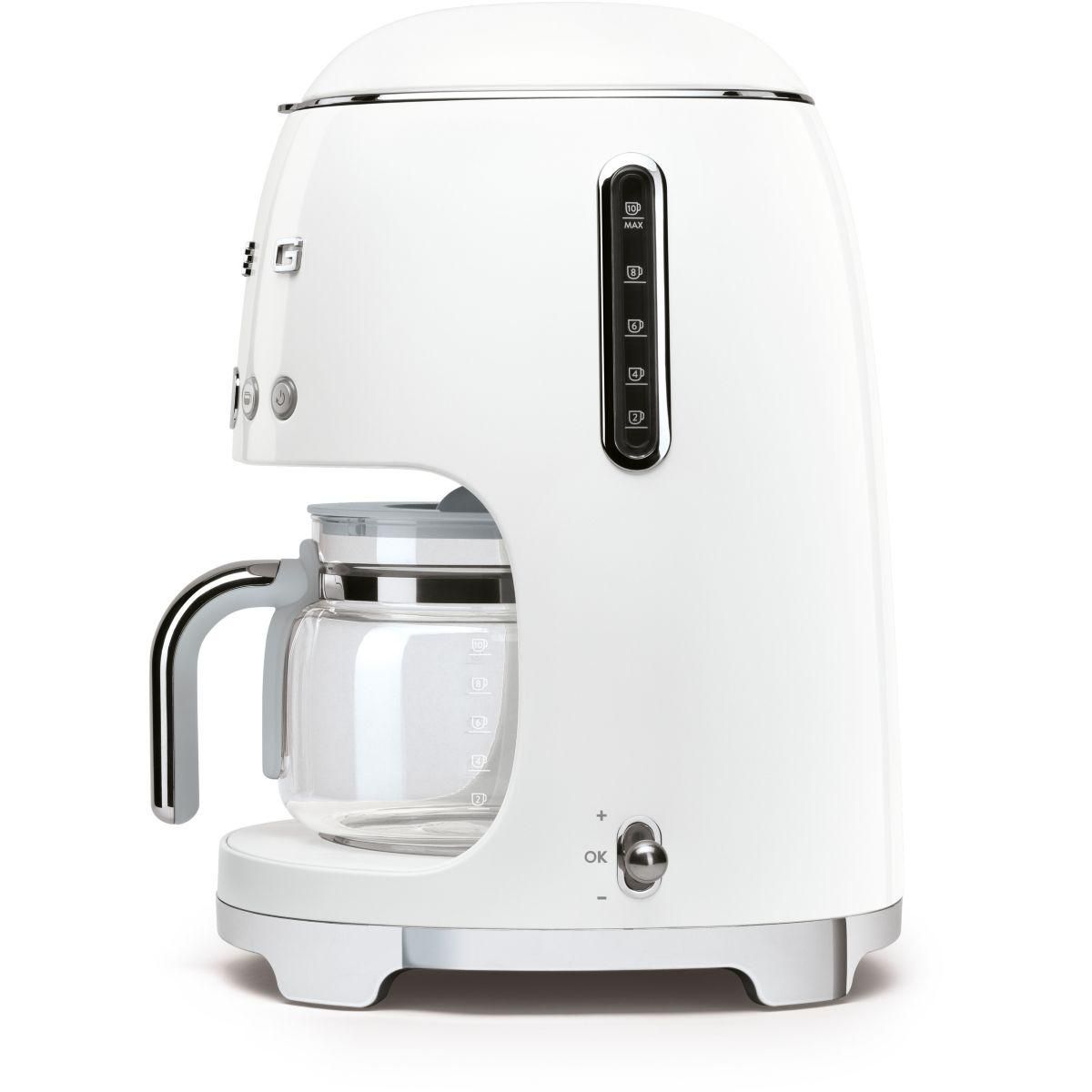 SMEG Cafetière programmable DCF02WHEU blanc
