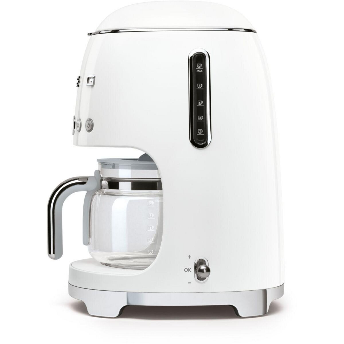 SMEG Cafetière programmable DCF02WHEU blanc