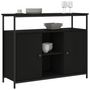 Voir la diapositive 3 : VIDAXL Buffet noir 100x35x80 cm bois d ingénierie