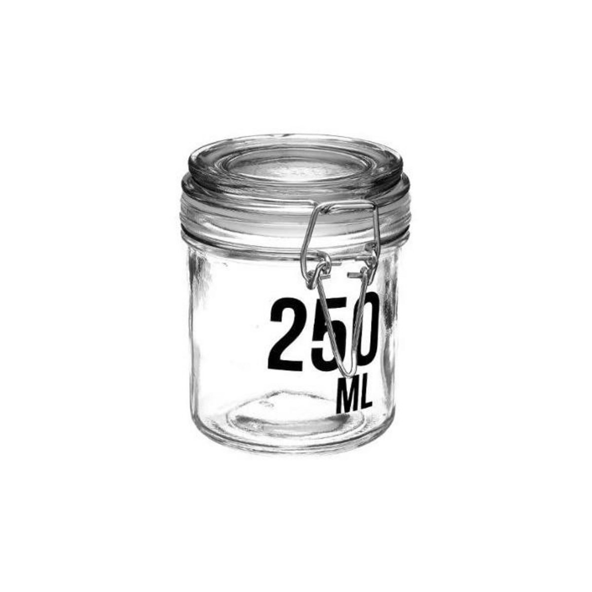 FIVE Bocal en Verre  Ecriture  250ml Transparent