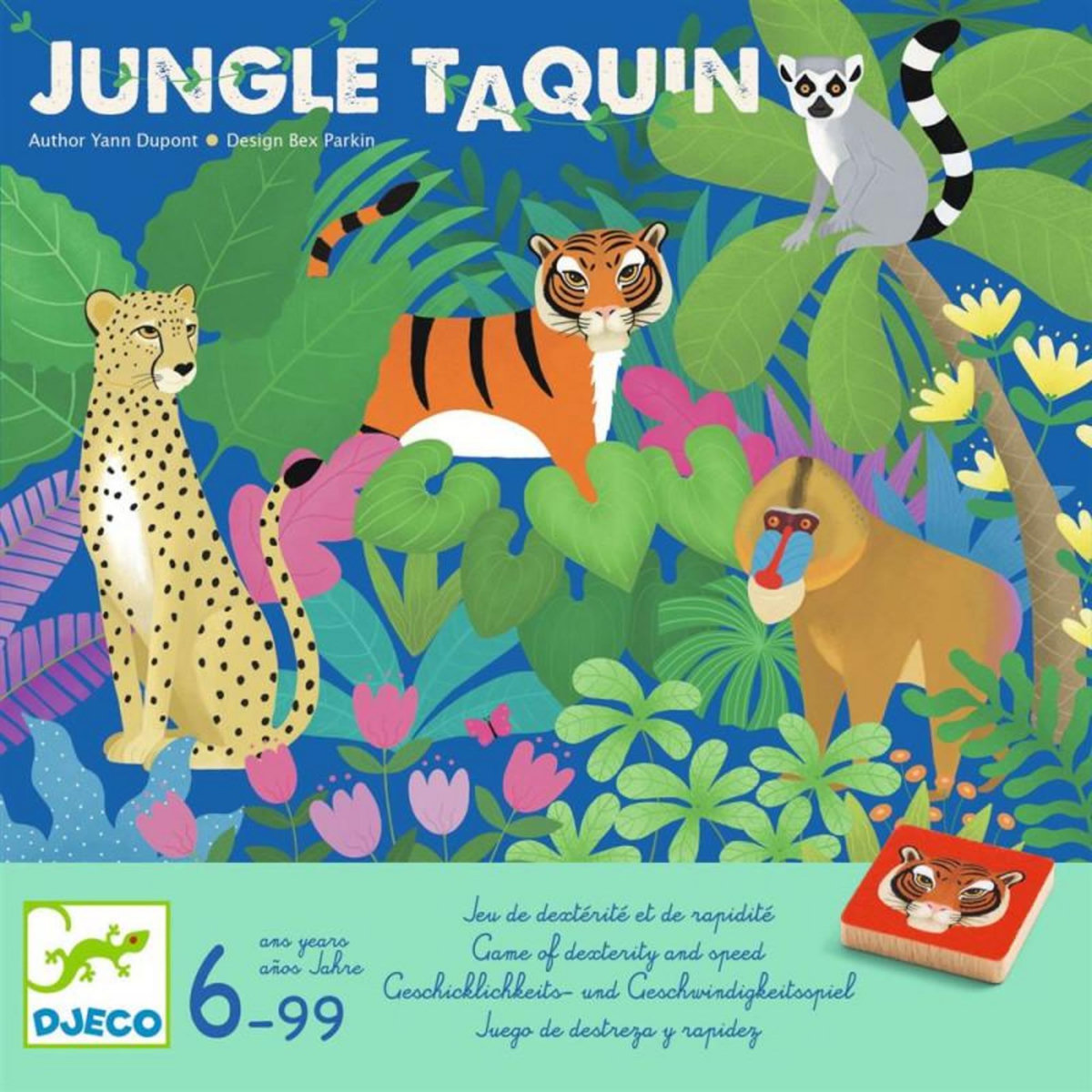 Djeco Jeu de stratégie Djeco Jungle Taquin