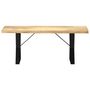 Voir la diapositive 2 : VIDAXL Banc 110 cm Bois de manguier massif