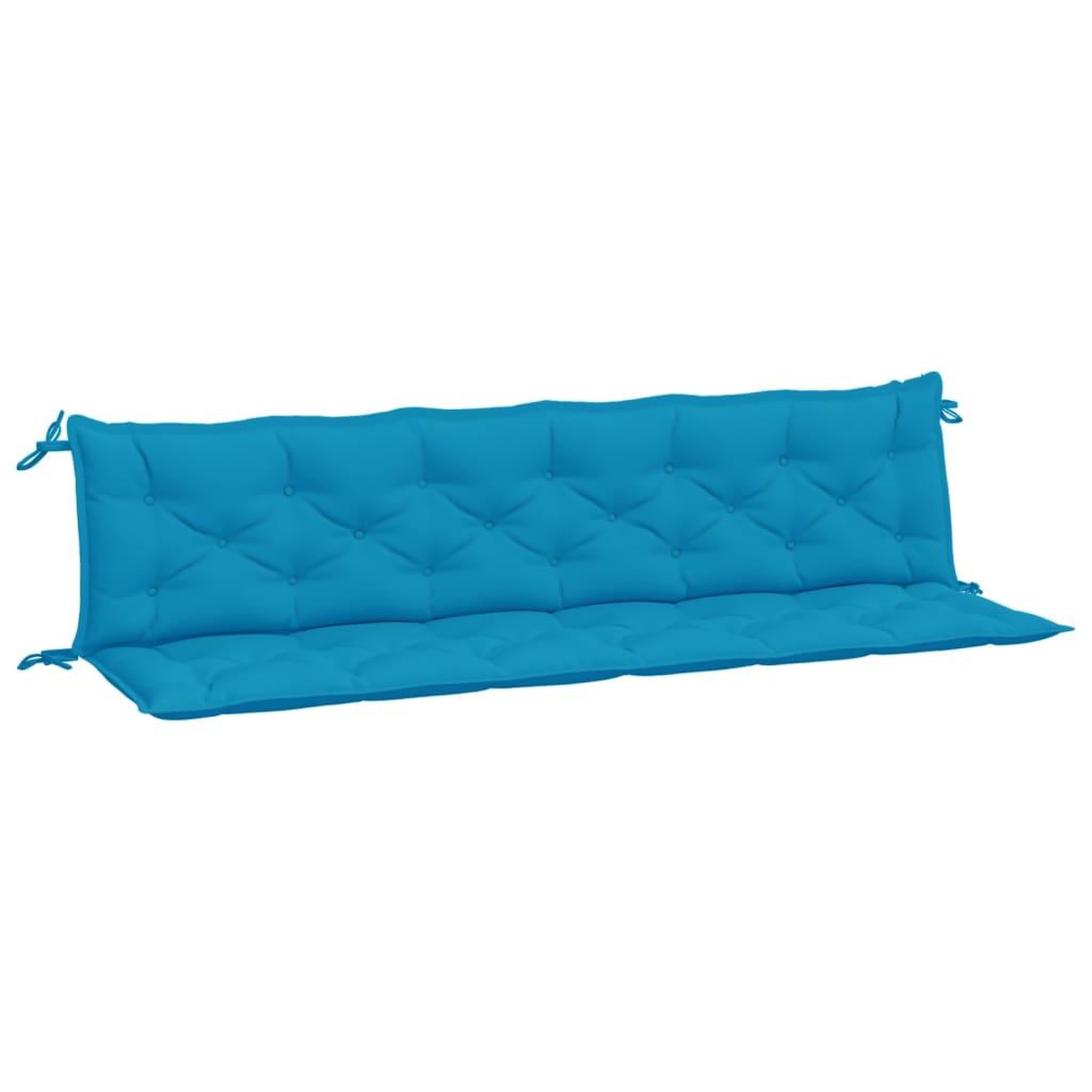 Voir la diapositive 2 : VIDAXL Coussins de banc de jardin lot de 2 bleu clair tissu Oxford