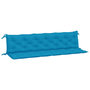 Voir la diapositive 2 : VIDAXL Coussins de banc de jardin lot de 2 bleu clair tissu Oxford