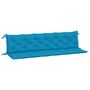 Voir la diapositive 2 : VIDAXL Coussins de banc de jardin lot de 2 bleu clair tissu Oxford