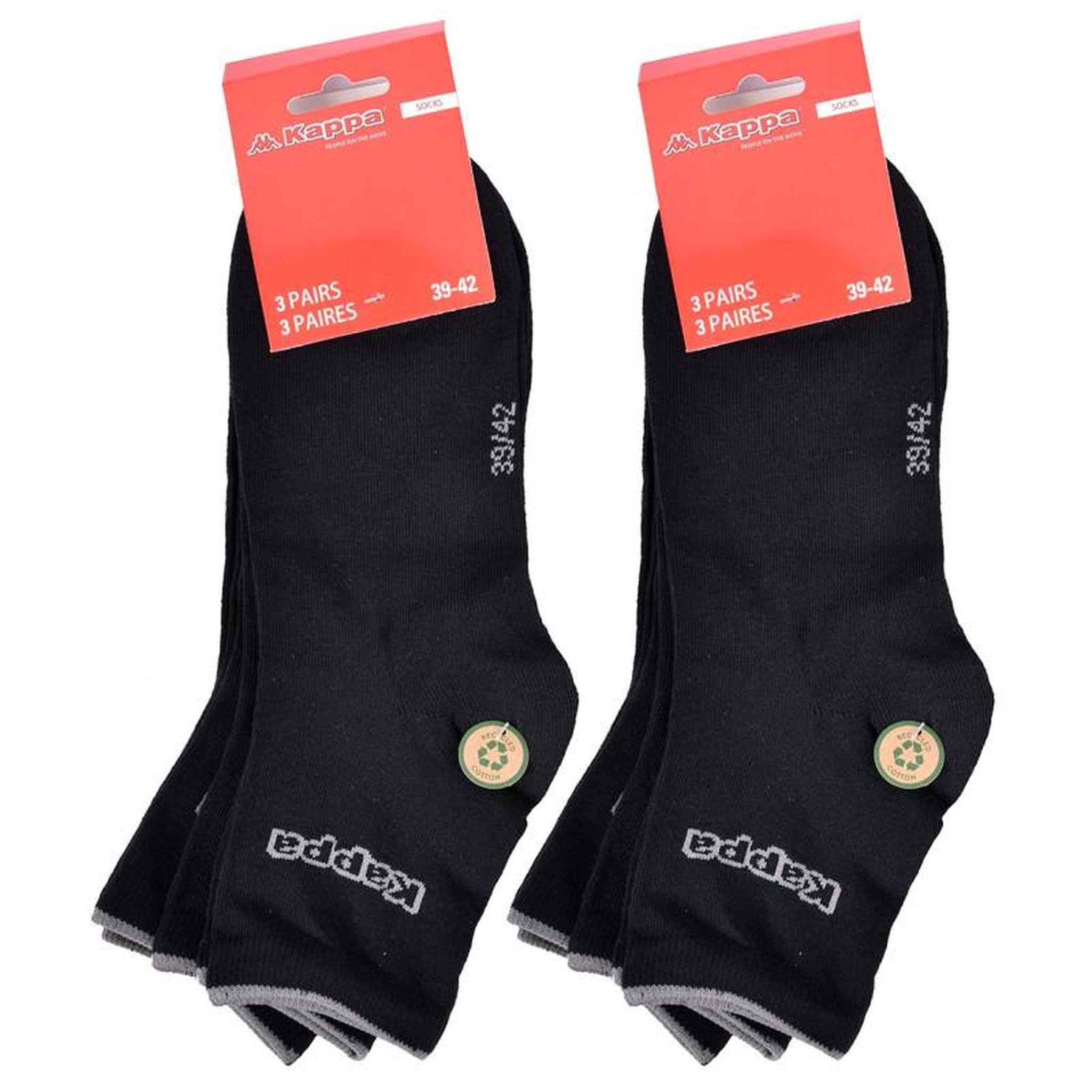 Voir la diapositive 3 : KAPPA Chaussettes Homme QUARTER KAPPA