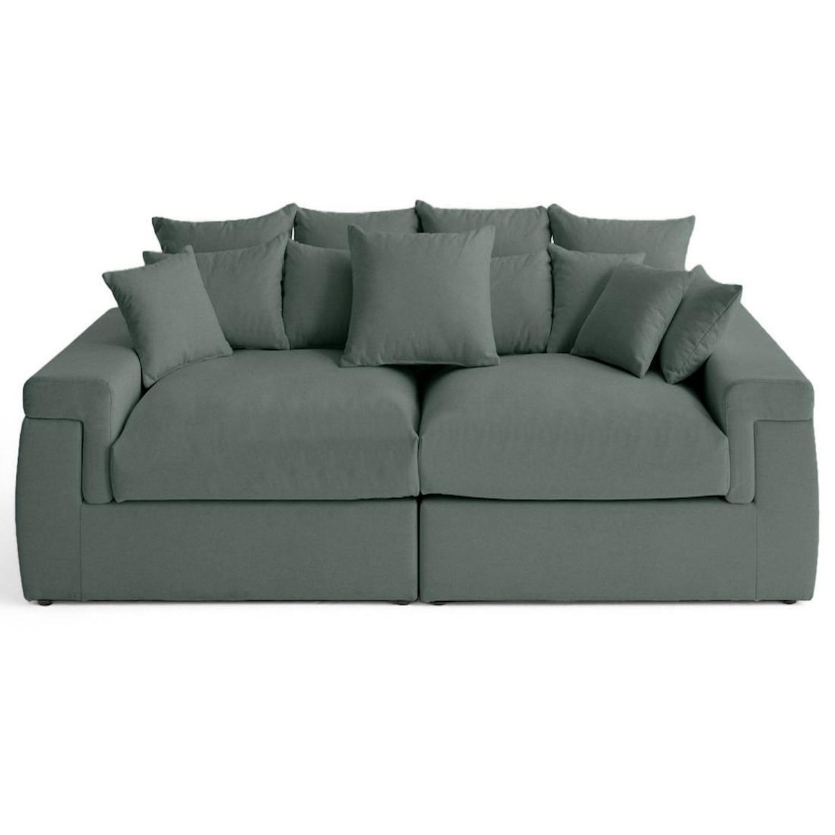 LISA DESIGN Sergio - canapé 4 places - assise profonde - en tissu