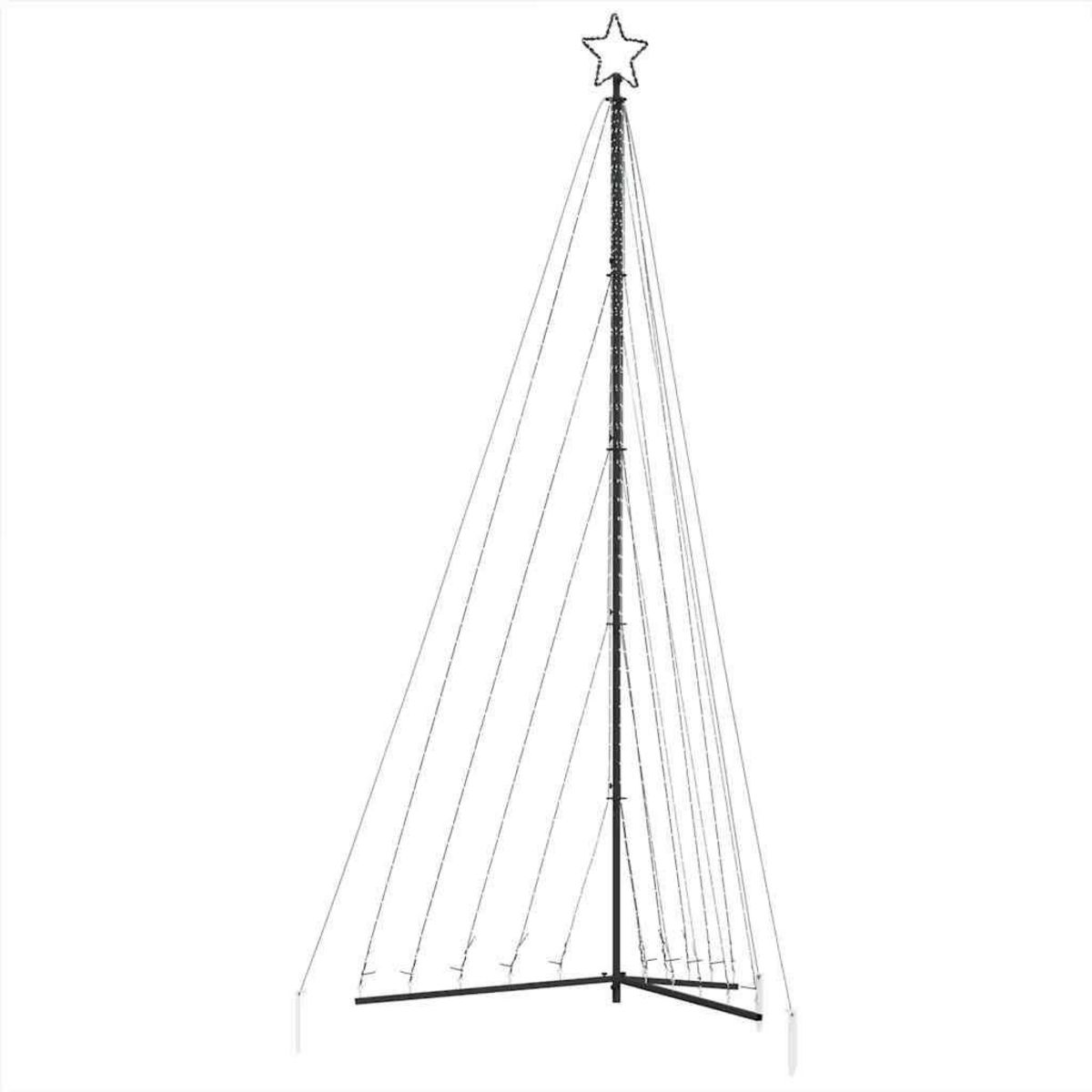 VIDAXL Sapin de Noël a LED 570 LED bleu 399 cm