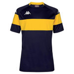 KAPPA T-Shirt de Sport Marine/Jaune Homme Kappa Dareto. Coloris disponibles : Bleu