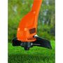 Voir la diapositive 4 : Black et Decker Coupe-Bordures Filaire BLACK+DECKER GL310 300W 25cm - Déroulement du Fil par Frappe au Sol