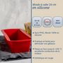 Voir la diapositive 2 : DR.OETKER Ensemble de 2 Moules à cakes en silicone 24 cm Dr Oetker Flexxibel Love