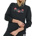 FILA Sweat à capuche  Femme Fila Bellagio. Coloris disponibles : Noir