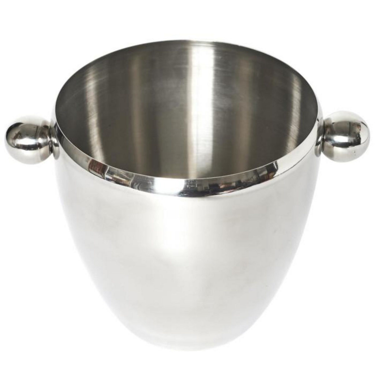 Paris Prix Seau à Glace en Métal  Champagne  1L Argent