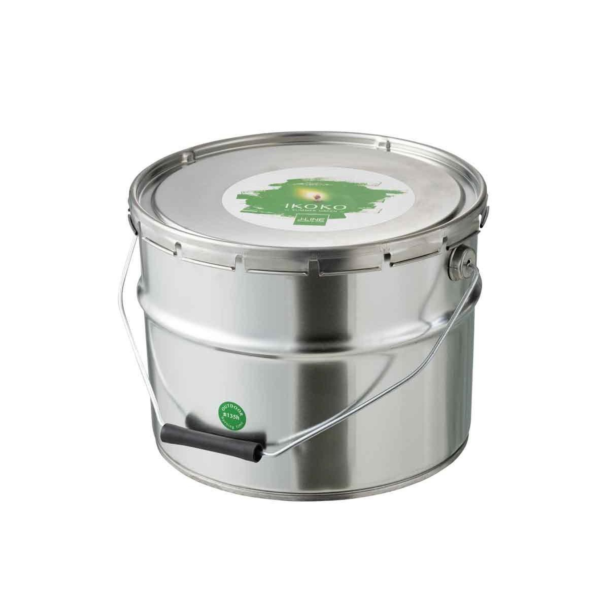 Voir la diapositive 2 : J-LINE Bougie Parfumée  Ikoko Citronnelle  28cm Vert