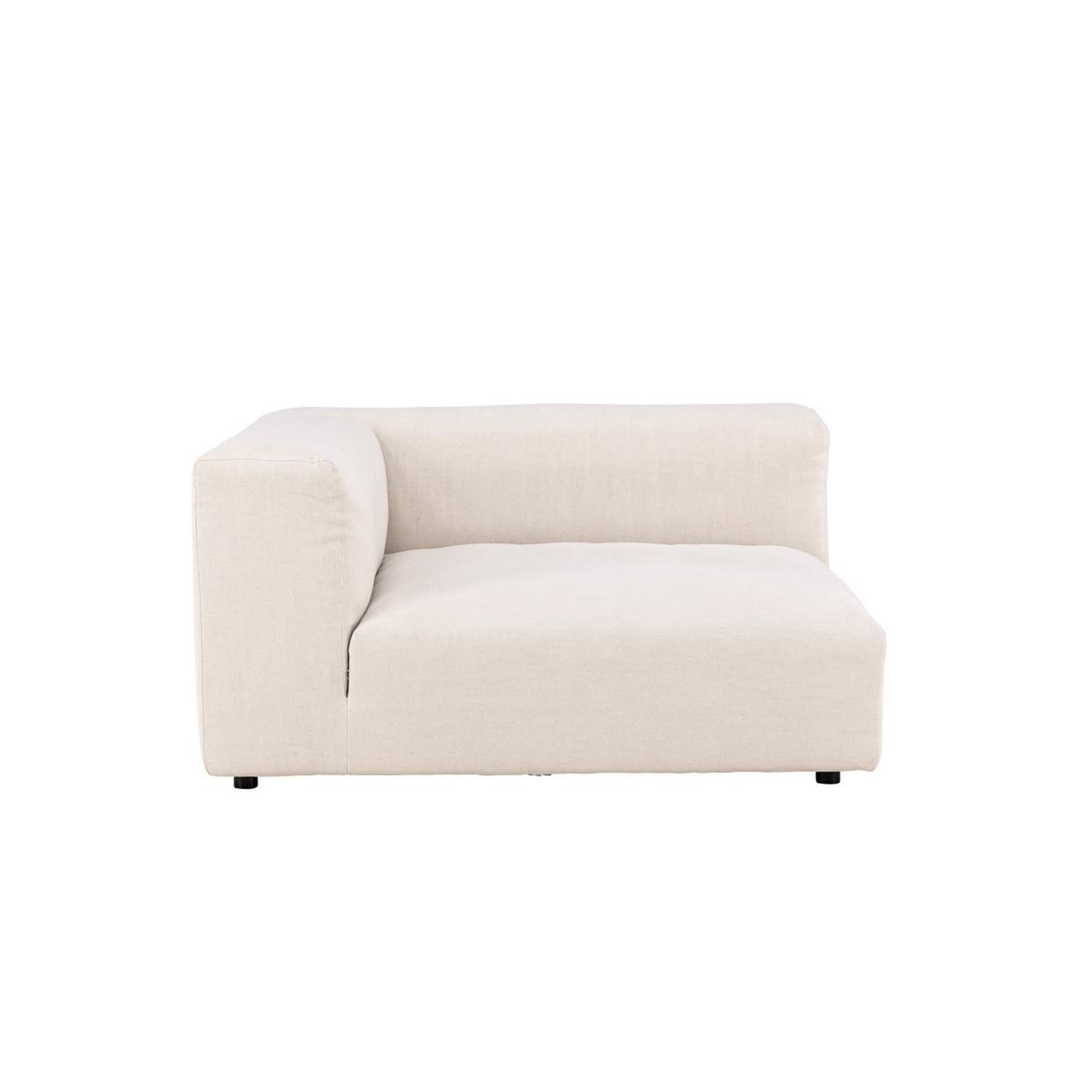 Voir la diapositive 5 : Paris Prix Module d'angle de canapé  mavi  135cm beige