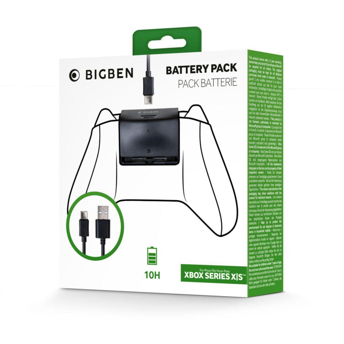 NACON Batterie Pack de recharge manette Xbox