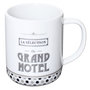 Voir la diapositive 2 : Paris Prix Lot de 6 Mugs  Grand Hôtel  30cl Blanc