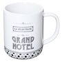 Voir la diapositive 2 : Paris Prix Lot de 6 Mugs  Grand Hôtel  30cl Blanc