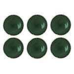 BJORN Assiette OXYGEN Ø27cm - 6 pièces - Vert de gris