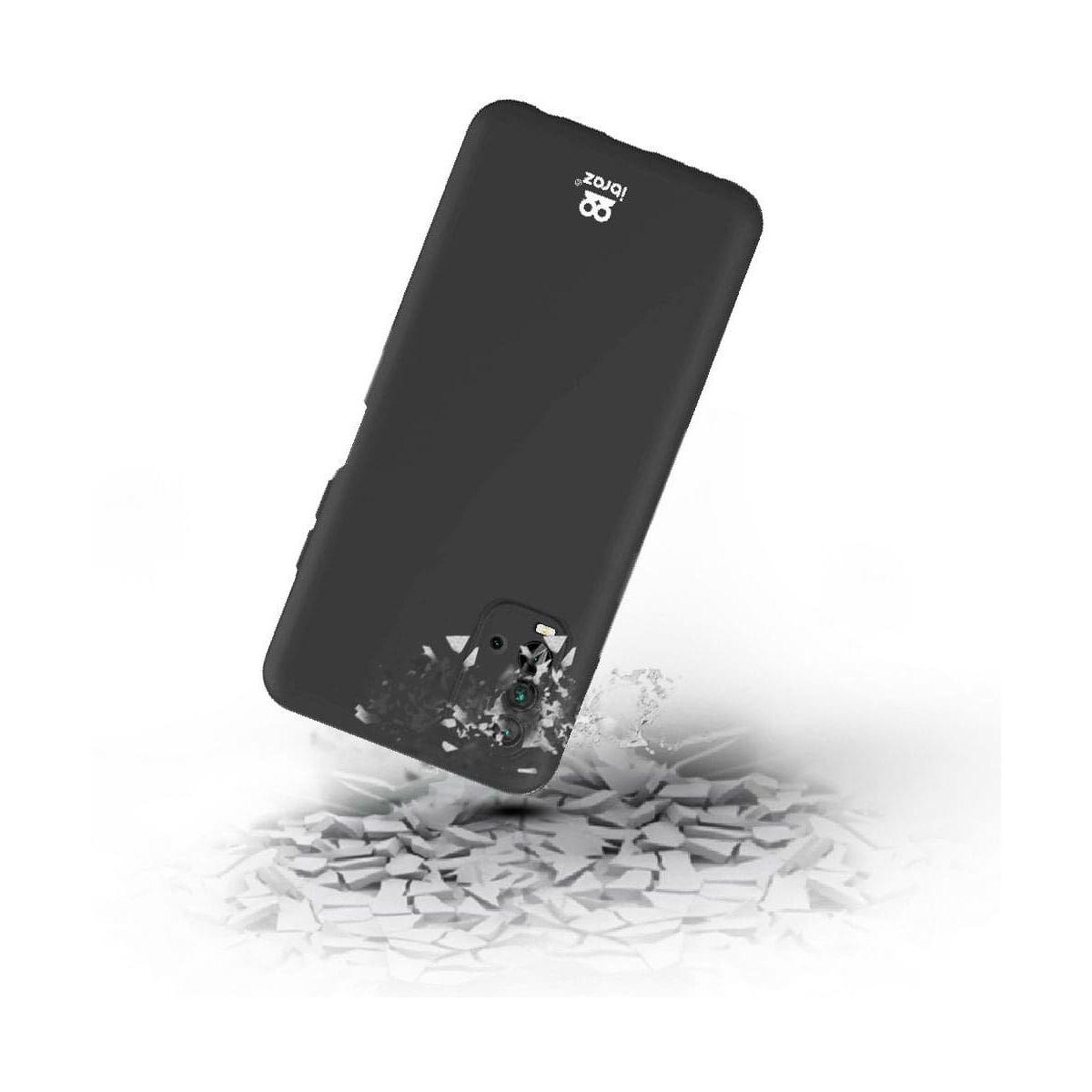 Voir la diapositive 2 : IBROZ Coque Xiaomi Redmi 9T Coque noir