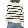 Voir la diapositive 2 : Only Pull Ecru/Noir Femme Only Libi