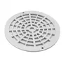 Hayward Grille bonde de fond ronde pour piscine - Diam 17,5 cm - Blanc - PDFX9938