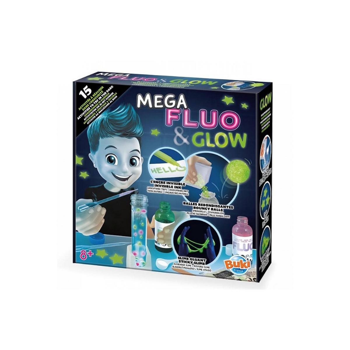 BUKI Chimie Mega Fluo et Glow -