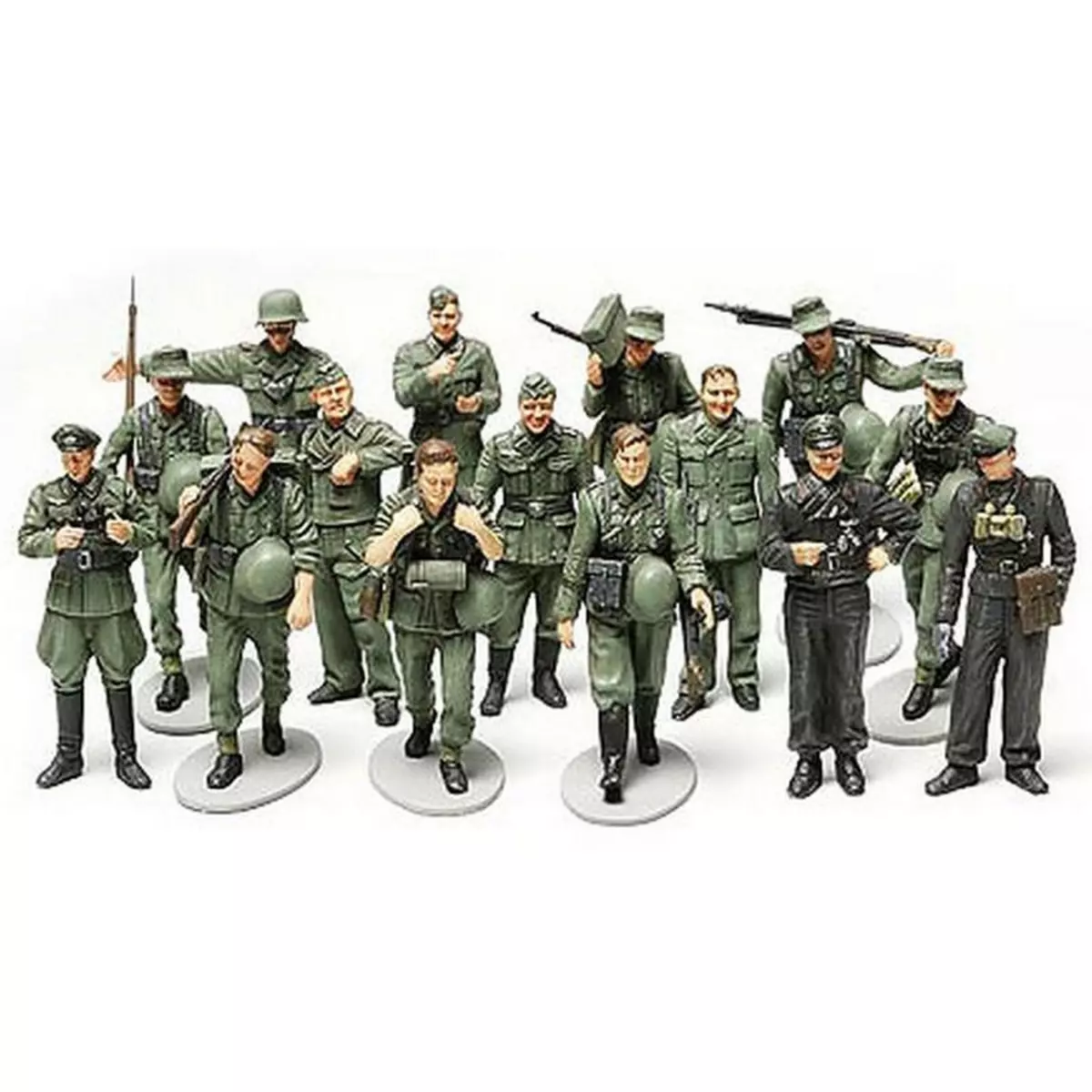 Tamiya Figurines 2ème Guerre Mondiale : Infanterie Allemande En Manœuvre