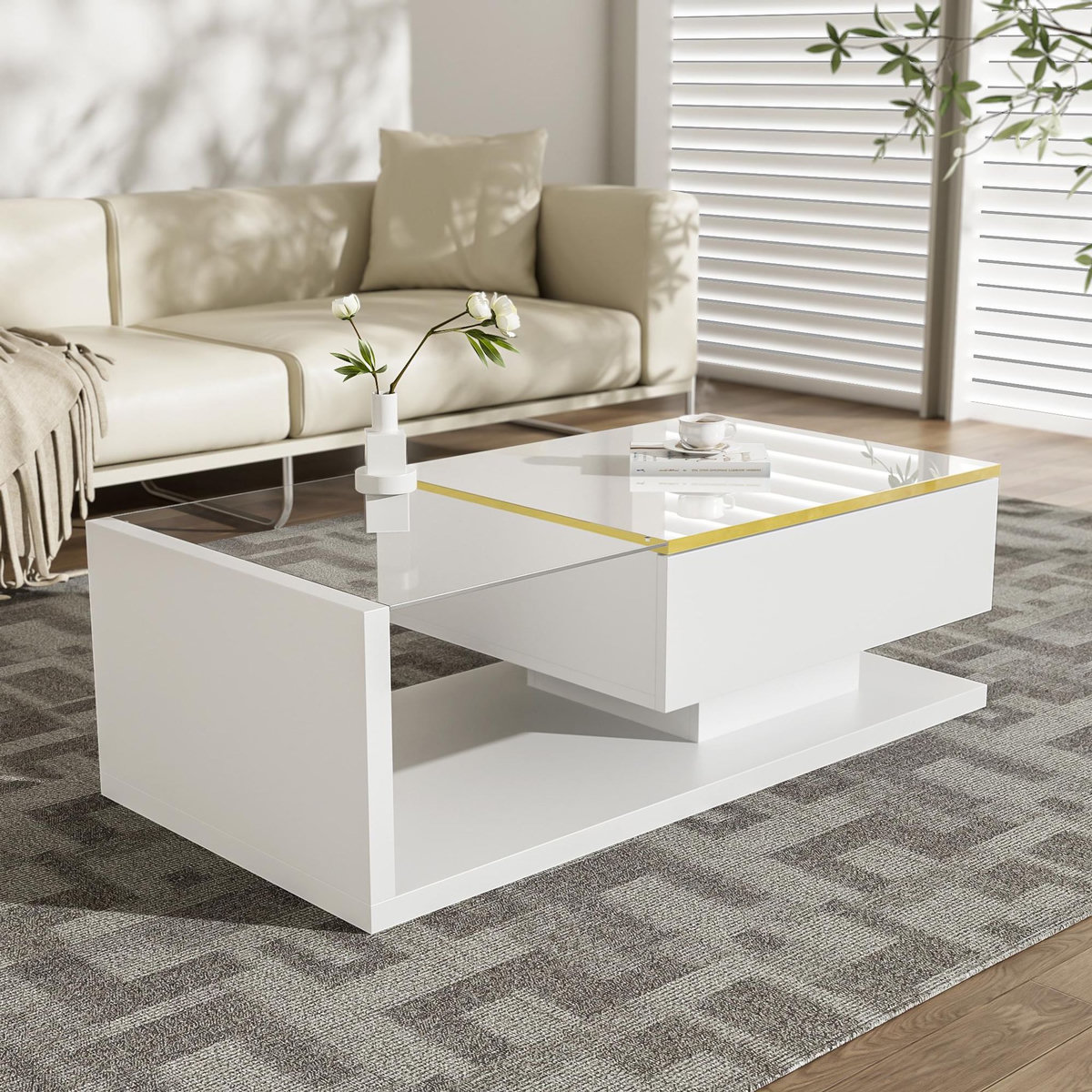 MERAX Table basse rectangulaire