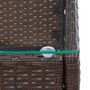 Voir la diapositive 4 : VIDAXL Table basse Marron 60x40x36 cm Resine tressee