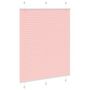 Voir la diapositive 3 : VIDAXL Store plisse rose 105x150 cm largeur du tissu 104,4cm polyester