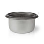 Voir la diapositive 6 : NEDIS Cuiseur à Riz 1.5 Litres 500W Bol amovible Acier inoxydable anti-adhésif NEDIS