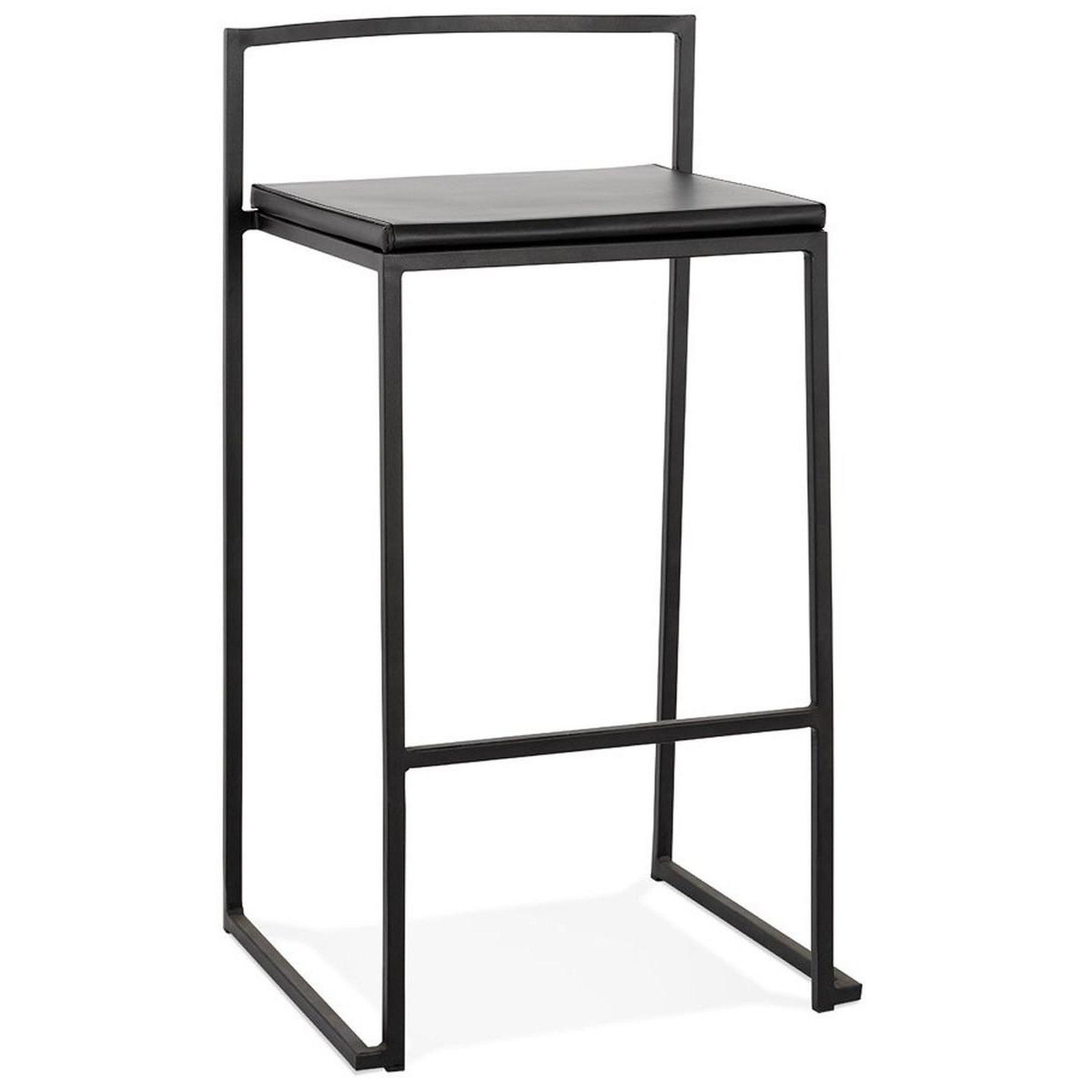 Voir la diapositive 1 : Paris Prix Tabouret de Bar Design Industriel  Line  76cm Noir