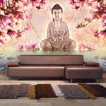 Paris Prix Papier Peint  Bouddha & Magnolia II  270x450cm