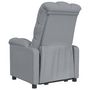 Voir la diapositive 5 : VIDAXL Fauteuil inclinable Gris clair Tissu