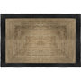 Voir la diapositive 2 : ATMOSPHERA Tapis rectangle bord noir en Jute coton 