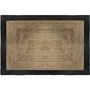 Voir la diapositive 2 : ATMOSPHERA Tapis rectangle bord noir en Jute coton 